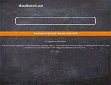 Tablet Screenshot of abovethemark.com